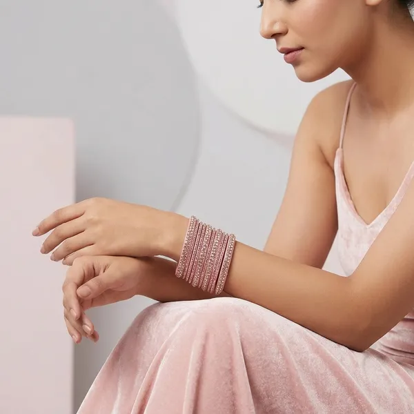 Pink_Glass_Premium_Ethnic_&_Western_Style_Bangle_For_Women