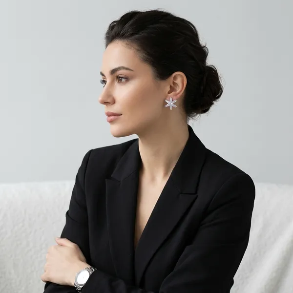 Silver_Cubic_Zirconia_Star_Stud_Earrings_For_Women