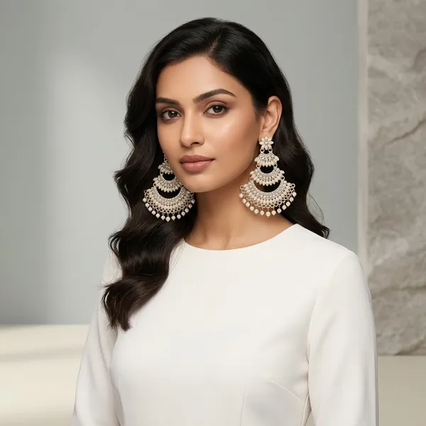 White_Gold_Tone_Crystal_Layered_Chandelier_Jhumkas_For_Women