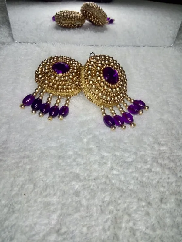Purple_And_Gold_Embroided_Ari_Work_Latkans_For_Women_(Pack_Of_2)