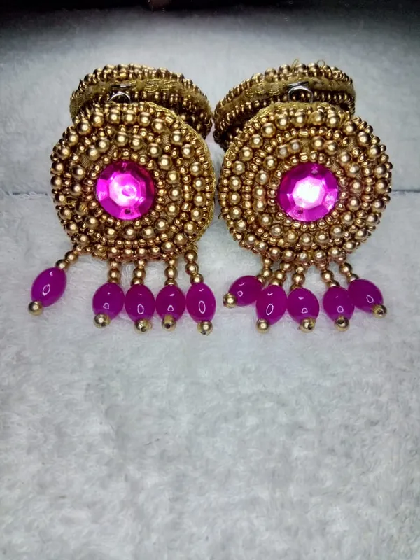 Pink_And_Gold_Embroided_Ari_Work_Latkans_For_Women_(Pack_Of_2)