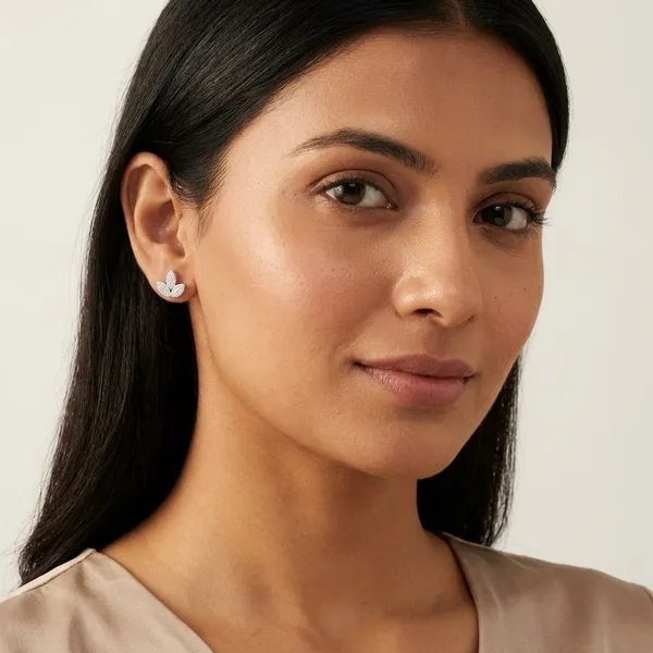 Triple_Leaf_Sparkle_Stud_Earrings