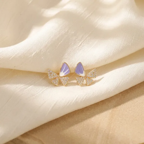 Lavender_Elegance_Bow_Earrings