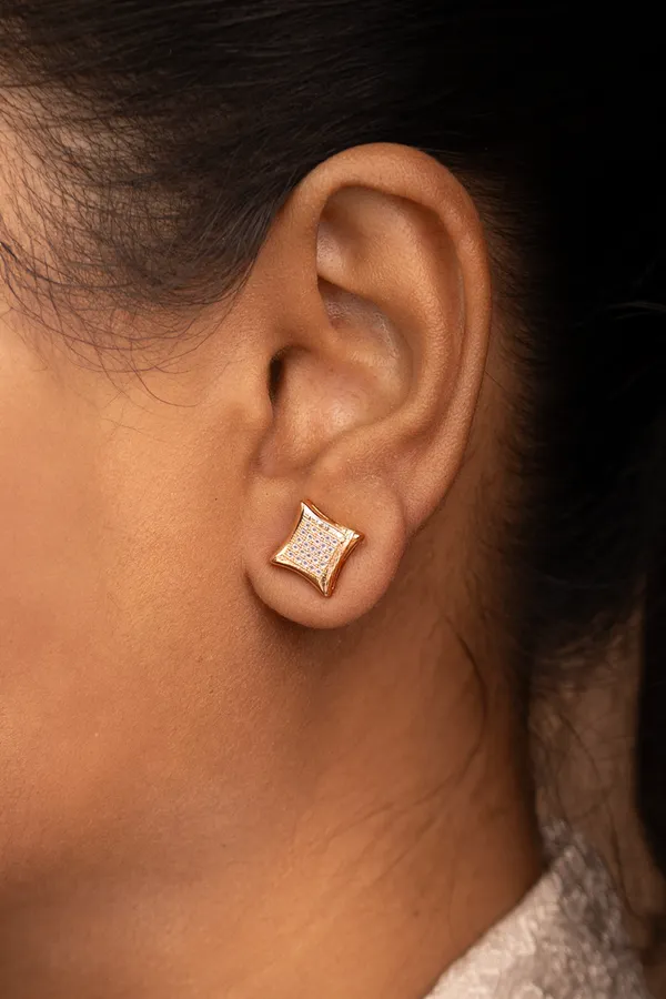 Satin_Gold_Cushion_Stud_Earrings