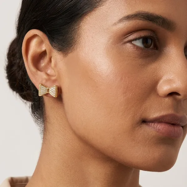 Sparkling_Bow_Tie_Stud_Earrings