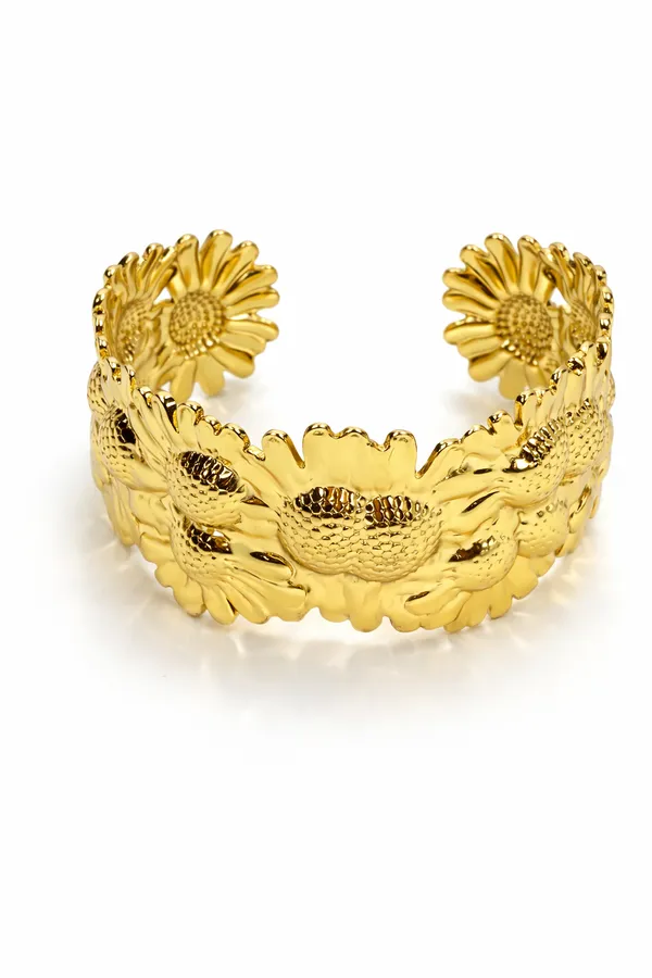 Gold_Tone_Floral_Cuff_Kada