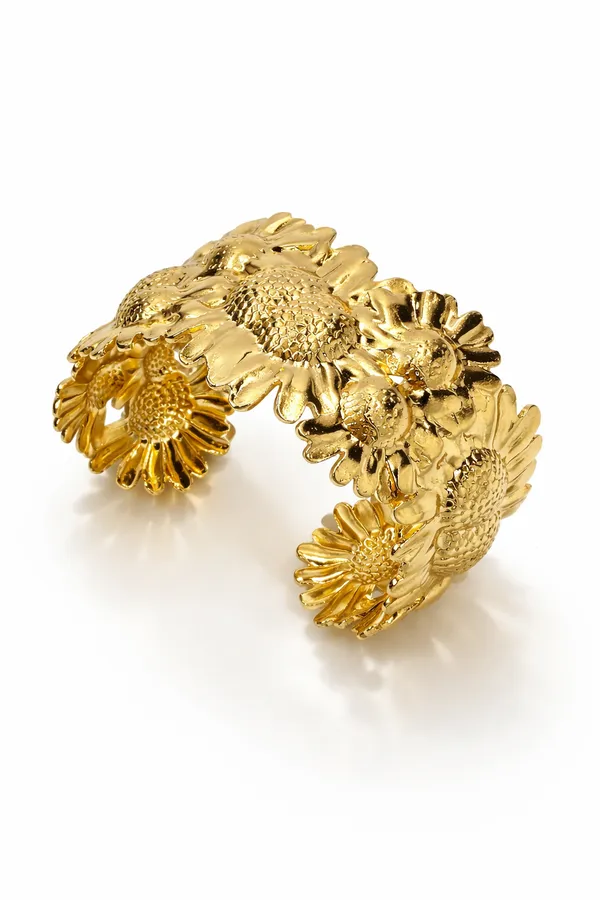 Gold_Tone_Floral_Cuff_Kada