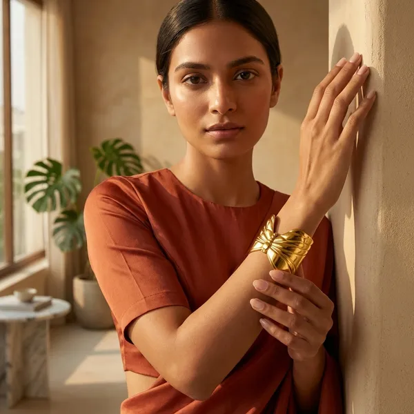 Golden_Butterfly_Statement_Cuff_Kada