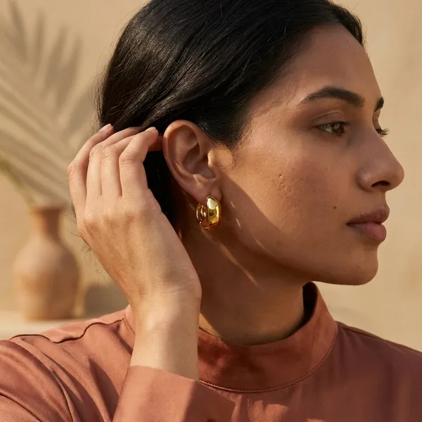Gold_Tone_Chunky_Dome_Stud_Earrings