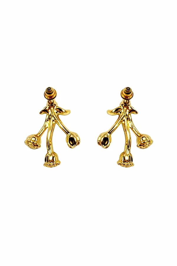 Gold_Tone_Cherry_Drop_Stud_Earrings