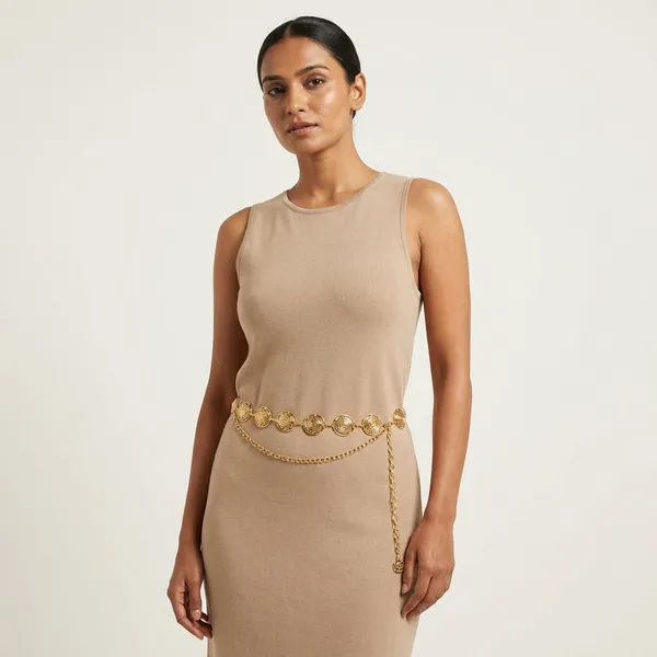Golden_Floral_Disc_Waist_Chain_Belt