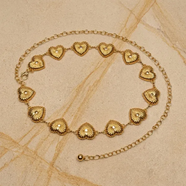 Gold_Plated_Floral_Disc_Waist_Belt_Kamarband
