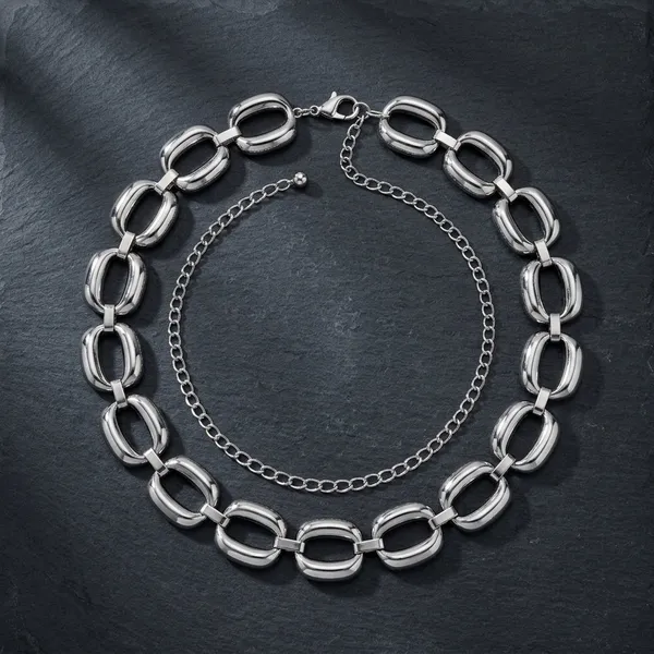 Silver_Tone_Chunky_Chain_Waist_Belt