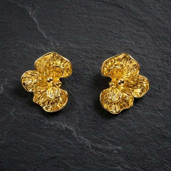 Gold_Tone_Floral_Statement_Stud_Earrings