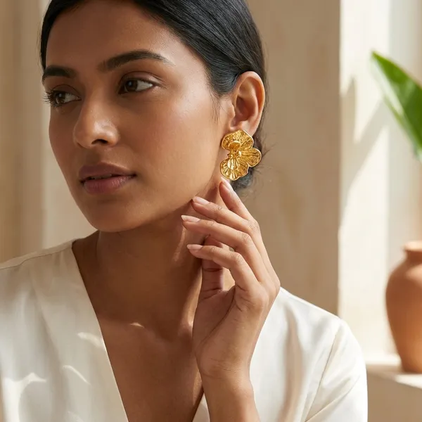 Gold_Tone_Floral_Statement_Stud_Earrings