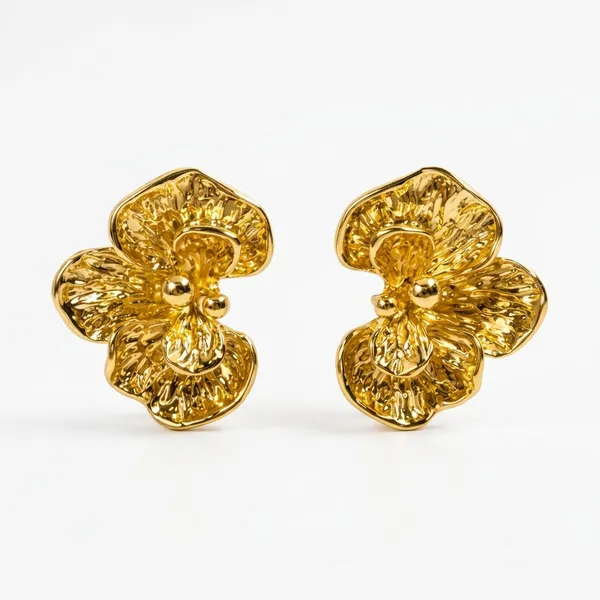 Gold_Tone_Floral_Statement_Stud_Earrings