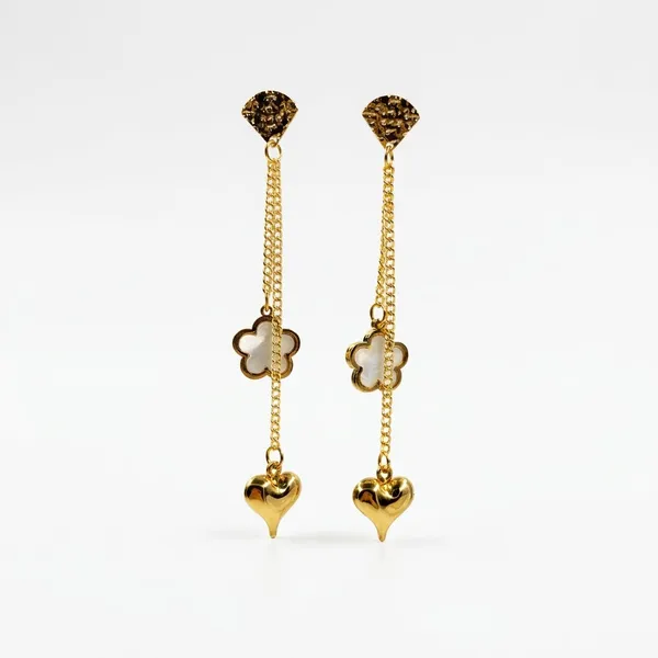 Gold_Tone_Heart_Floral_Charm_Drop_Earrings
