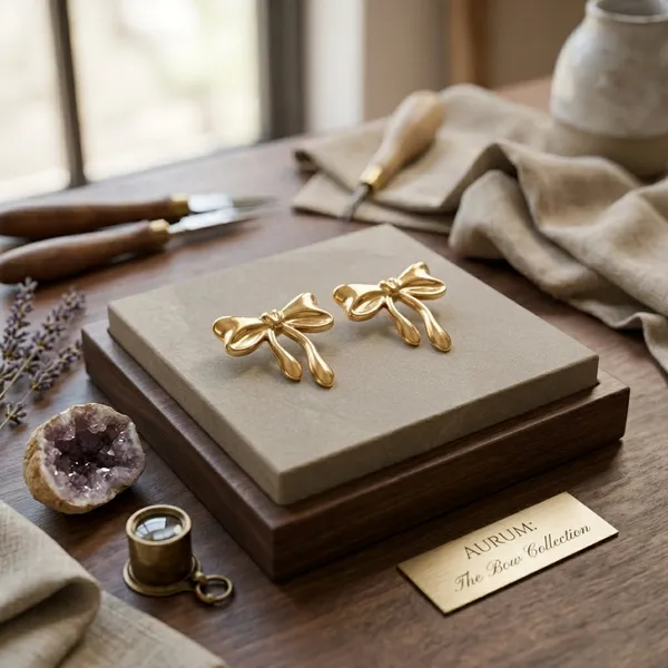 Gold_Plated_Bow_Knot_Stud_Earrings