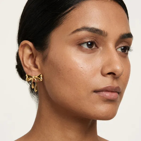 Gold_Plated_Bow_Knot_Stud_Earrings