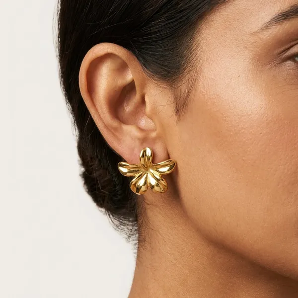 Golden_Blossom_Floral_Stud_Earrings
