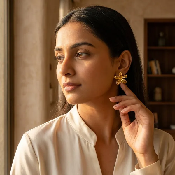 Golden_Blossom_Floral_Stud_Earrings