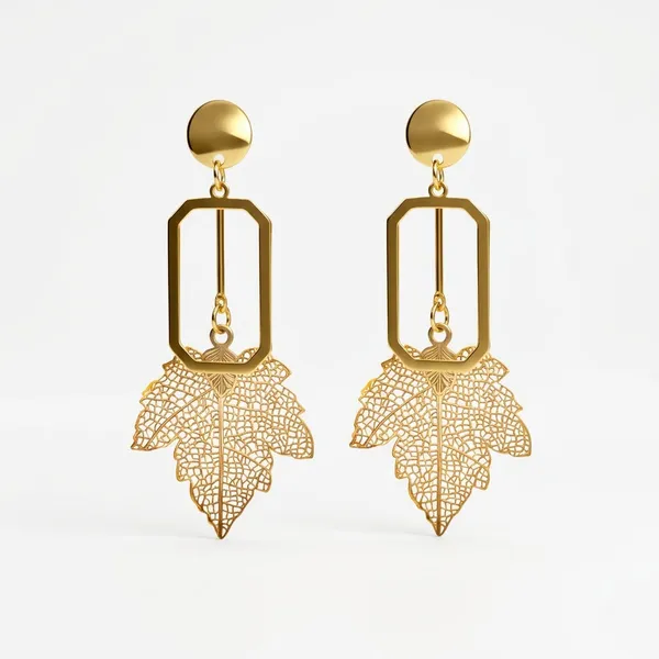 Golden_Leaf_Geometric_Drop_Earrings