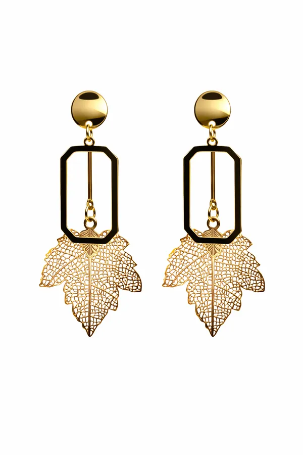 Golden_Leaf_Geometric_Drop_Earrings