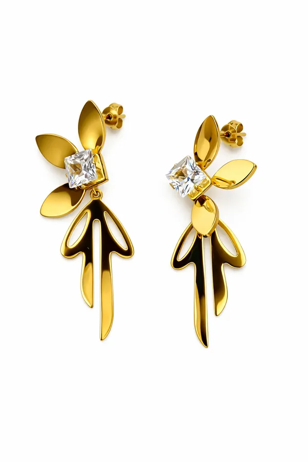 Gold_Leaf_Crystal_Drop_Earrings