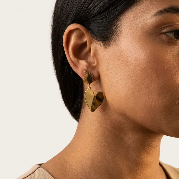 Dual_Tone_Leaf_Heart_Drop_Earrings