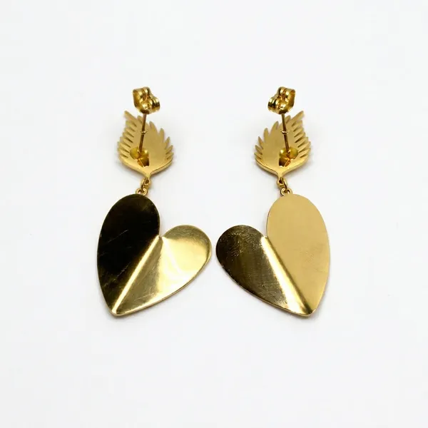 Dual_Tone_Leaf_Heart_Drop_Earrings