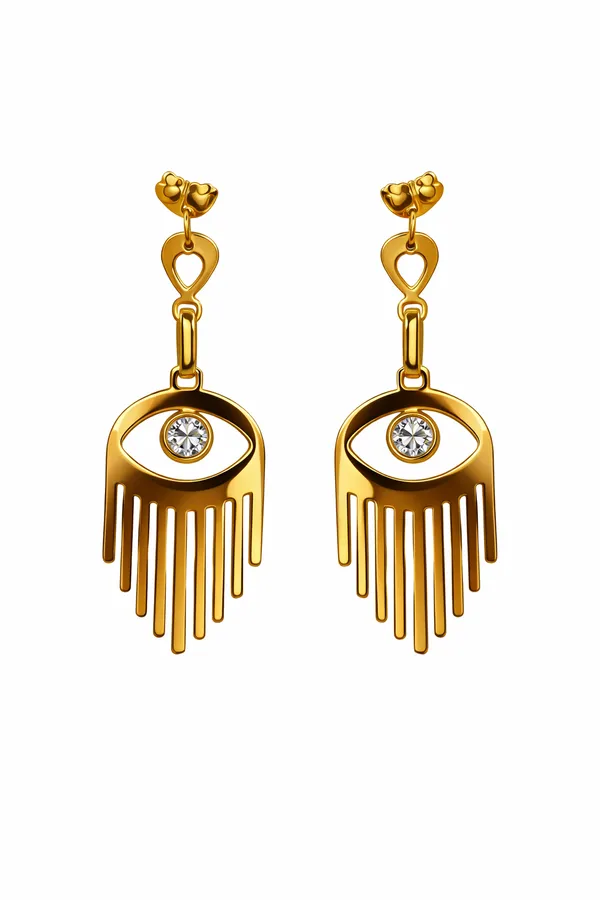 Gold_Tone_Evil_Eye_Hand_Drop_Earrings_Stainless_Steel