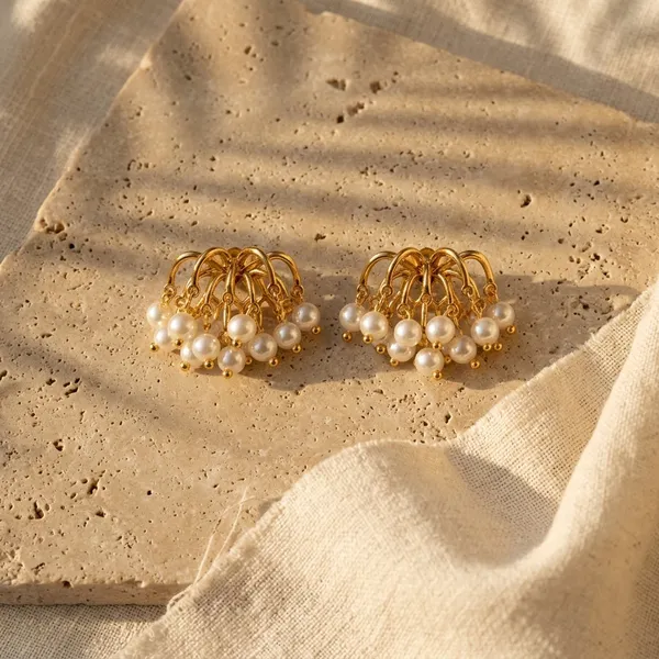 Gold_Plated_Pearl_Cascade_Drop_Earrings