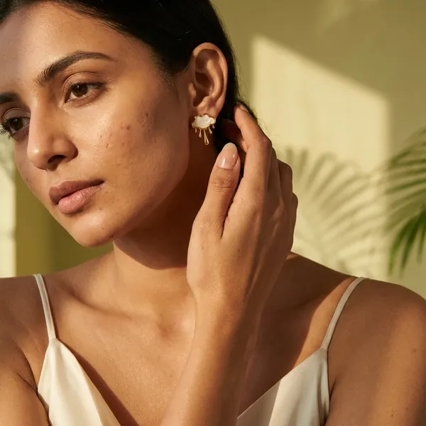 Gold_Tone_Cloud_Drop_Statement_Earrings