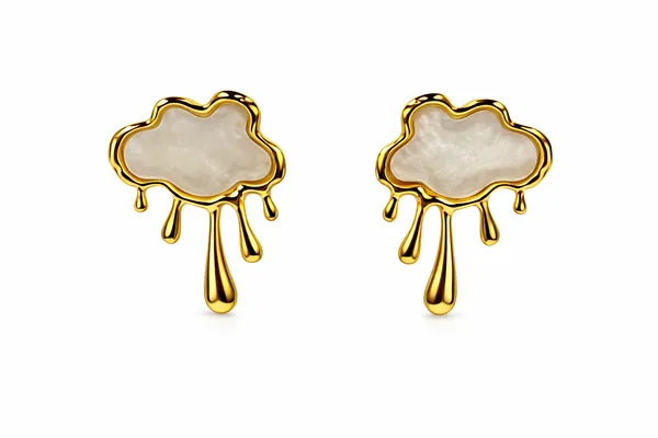 Gold_Tone_Cloud_Drop_Statement_Earrings