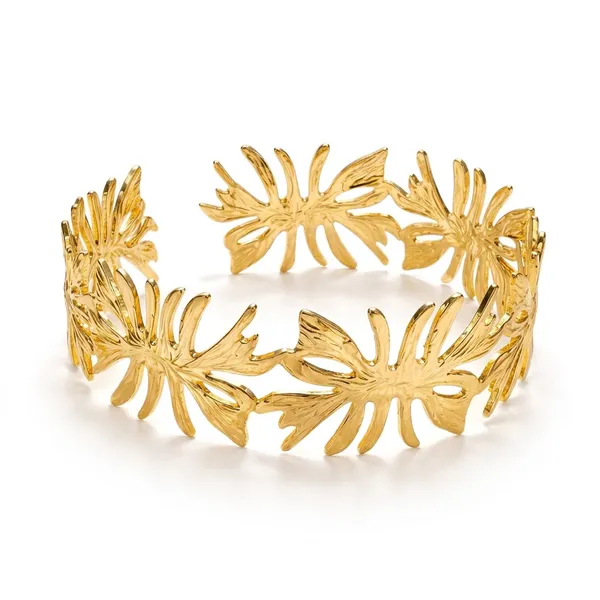 Gold_Plated_Floral_Cutwork_Statement_Cuff_Bracelet