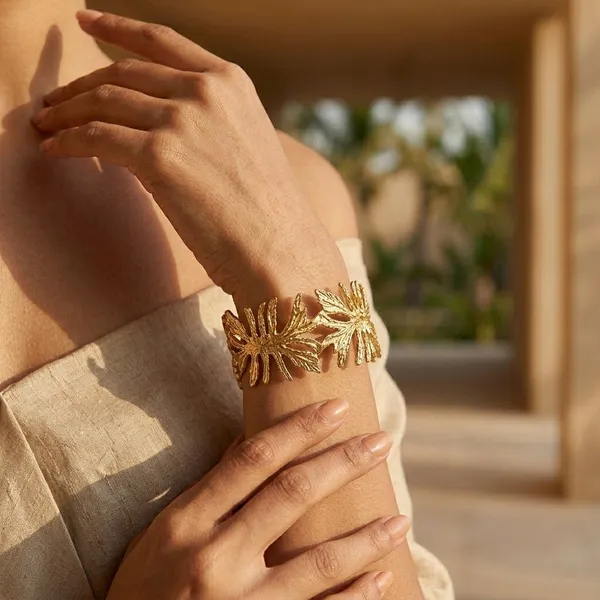 Gold_Plated_Floral_Cutwork_Statement_Cuff_Bracelet
