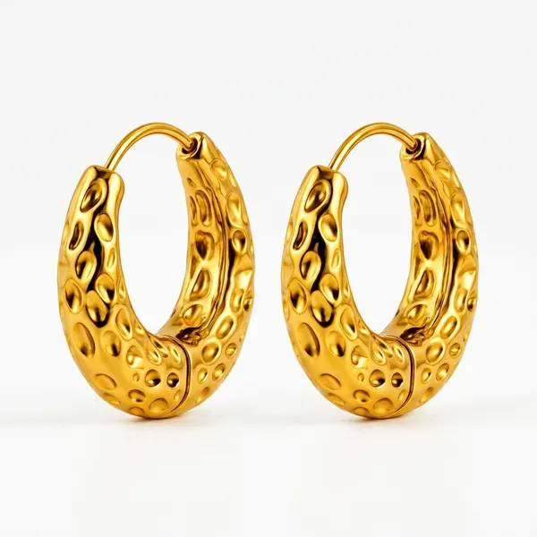 Gold_Textured_Hoop_Earrings