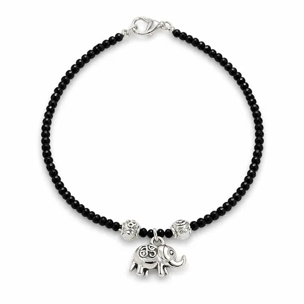 Black_Beaded_Brass_Anklet_with_Elephant_Charm_for_Women