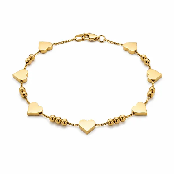 Golden_Heartbeat_Bracelet