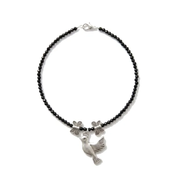 Black_Beaded_Dove_Charm_Anklet