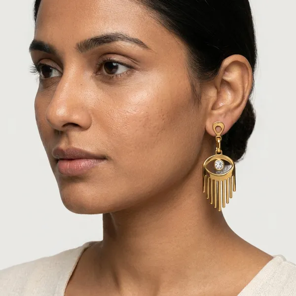 Gold_Tone_Evil_Eye_Hand_Drop_Earrings_Stainless_Steel