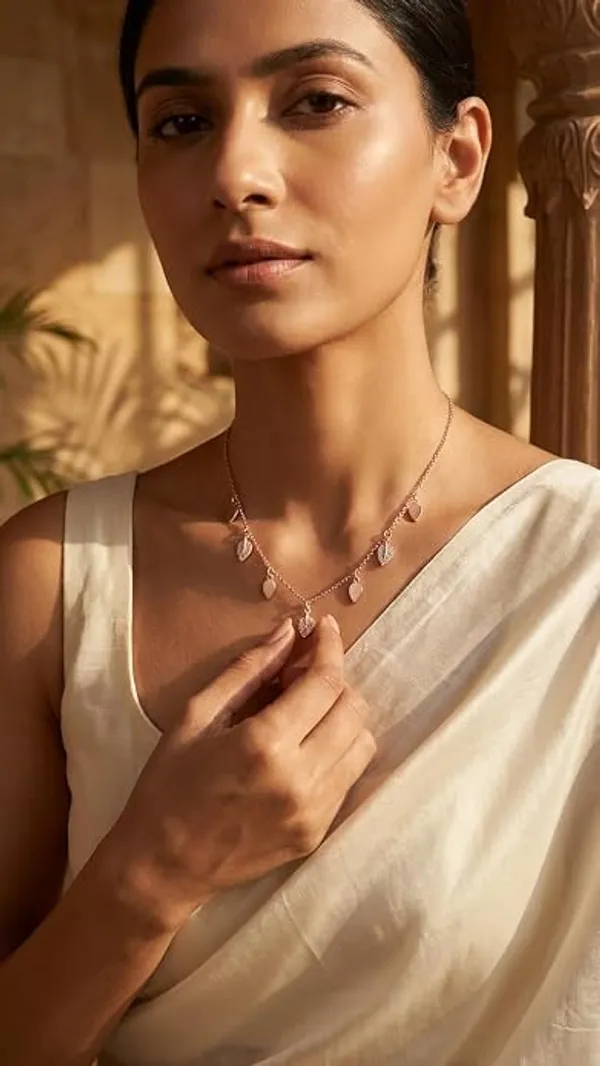 Pusha_Golden_Link_Luxe_Necklace_for_Women