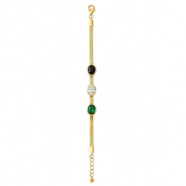 Pusha_Multi-Stone_18K_Gold-Plated_Bracelet_for_Women