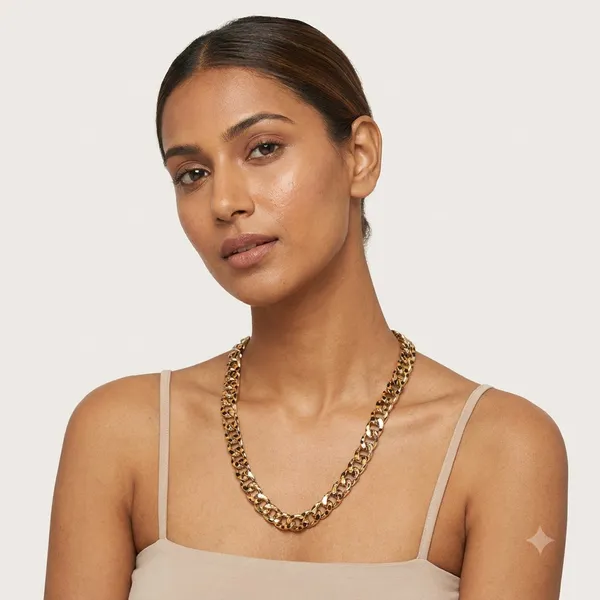 Pusha_Tortoiseshell_Curb_Chain_Necklace_for_Women