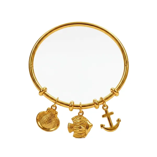 Gold_Plated_Nautical_Charm_Bangle_Bracelet