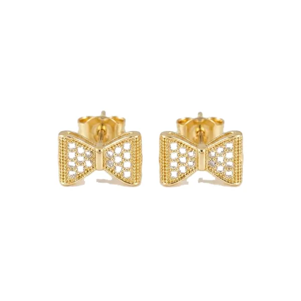 Sparkling_Bow_Tie_Stud_Earrings