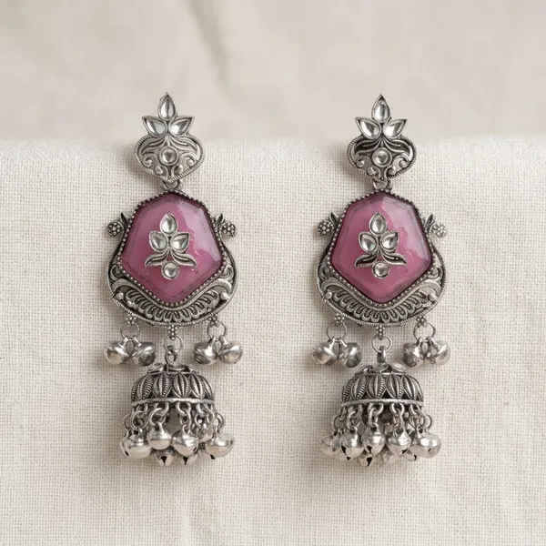 Purple_Oxidised_Brass_Stone_Jhumka_Earrings_For_Women