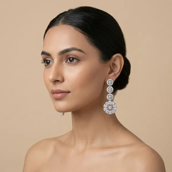 White_Copper_Alloy_American_Diamond_Dangler_Earrings_For_Women