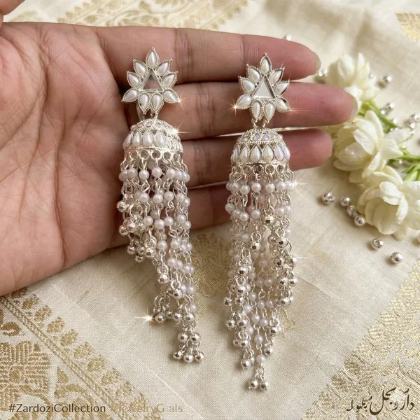 Silver_Brass_Floral_Pearl_Jhumka_Earrings_For_Women