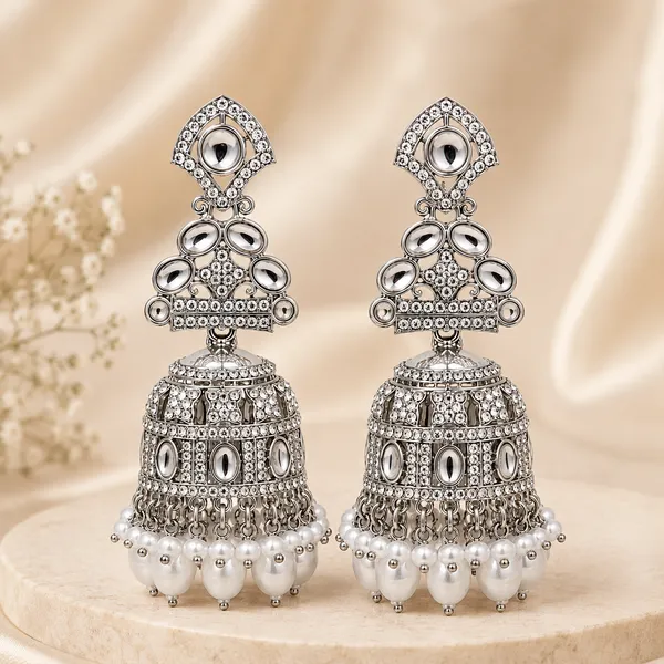 Silver_&_White_Copper_Ad_Pearl_Drop_Jhumka_Earrings_For_Women